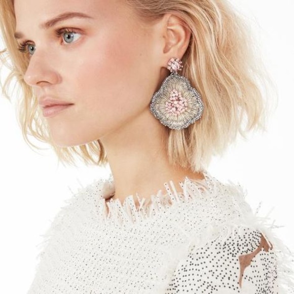 Mignonne Gavigan Jewelry - Mignonne Gavigan Emilia Earrings - Silver/Mauve